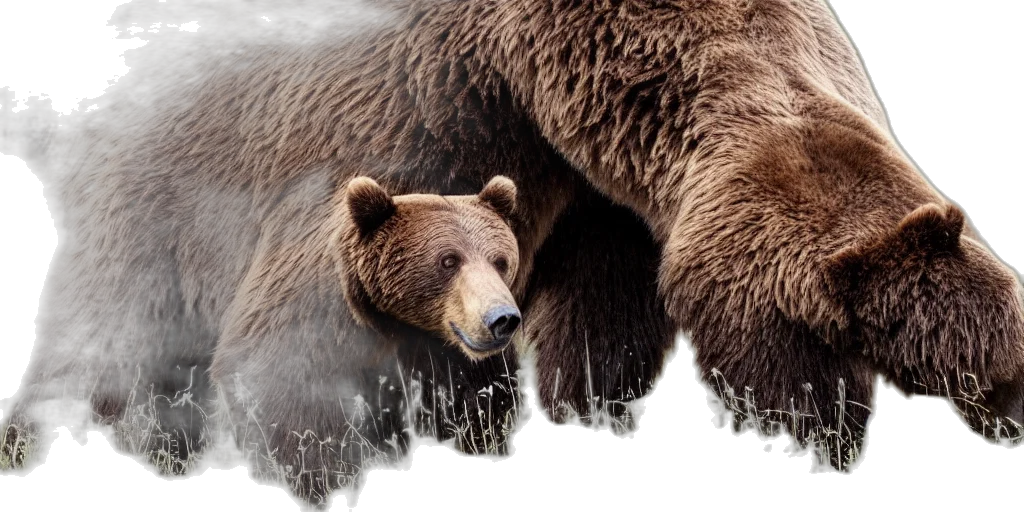 animal, photorealistic, concept art, brown transparent PNG cut-out