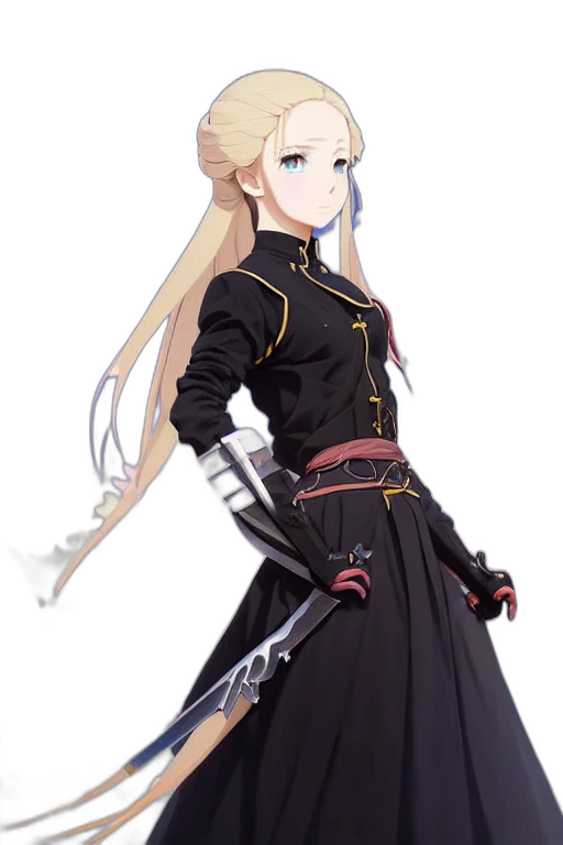 staff, sword, weapon, dress transparent PNG cut-out