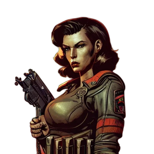 weapon, comic book art, concept art, pixel art transparent PNG cut-out