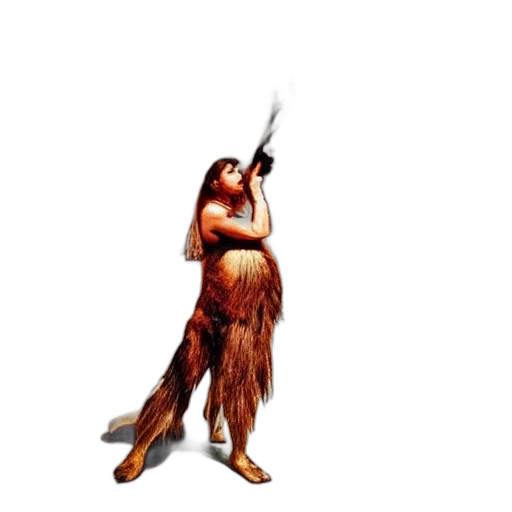 staff, animal, creature, hair transparent PNG cut-out