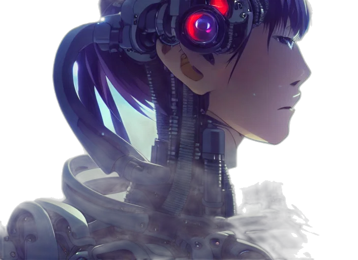 robot, face, weapon, mask transparent PNG cut-out