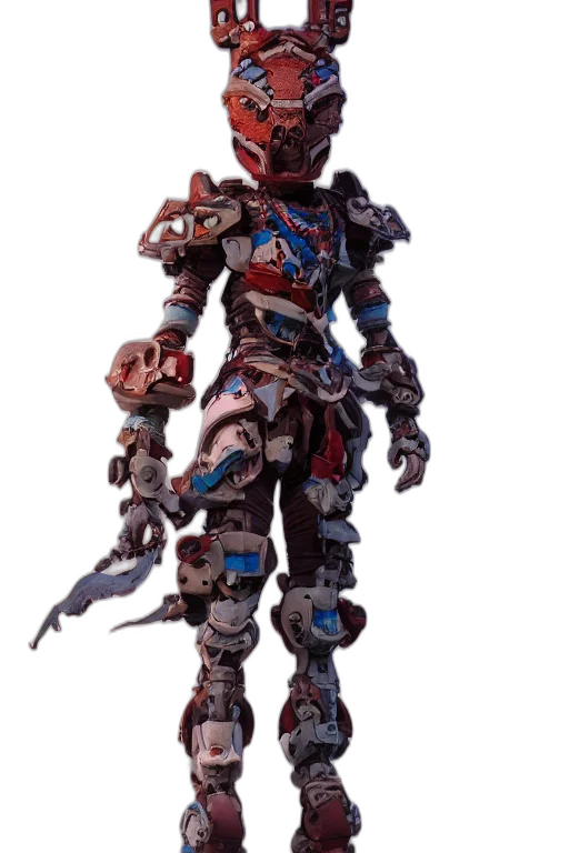 robot, weapon, sword, staff transparent PNG cut-out