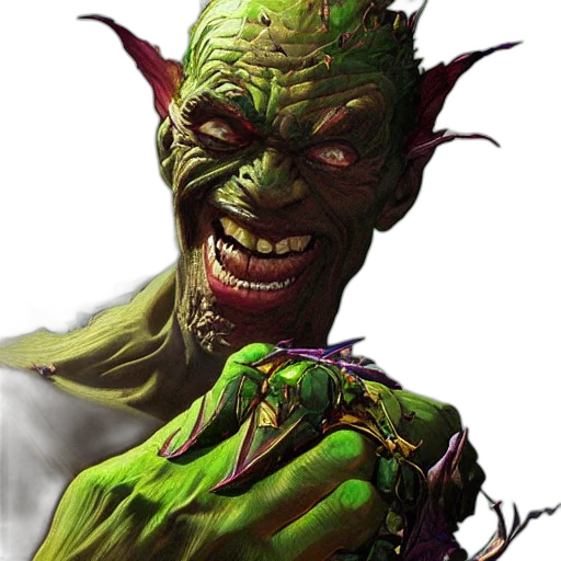creature, face, staff, mask transparent PNG cut-out