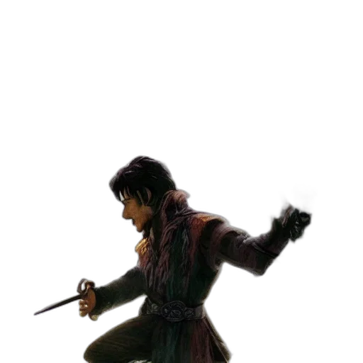 sword, staff, weapon, jacket transparent PNG cut-out