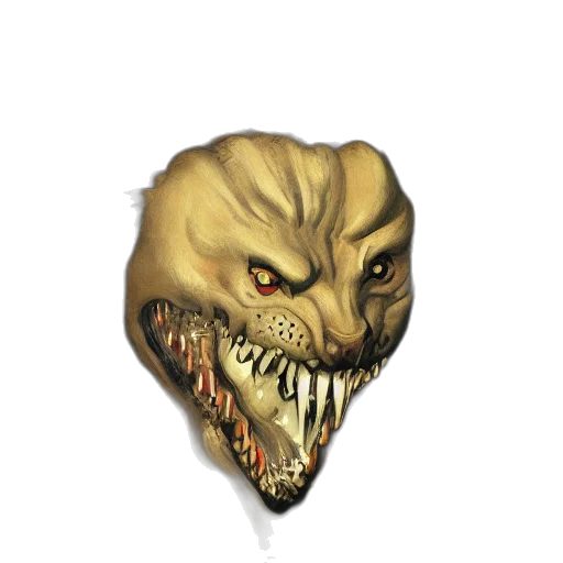 dragon, mask, creature, face transparent PNG cut-out
