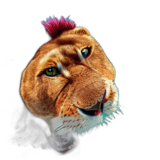 animal, crown, creature, mask transparent PNG cut-out