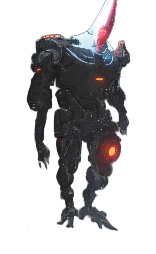 robot, weapon, creature, staff transparent PNG cut-out