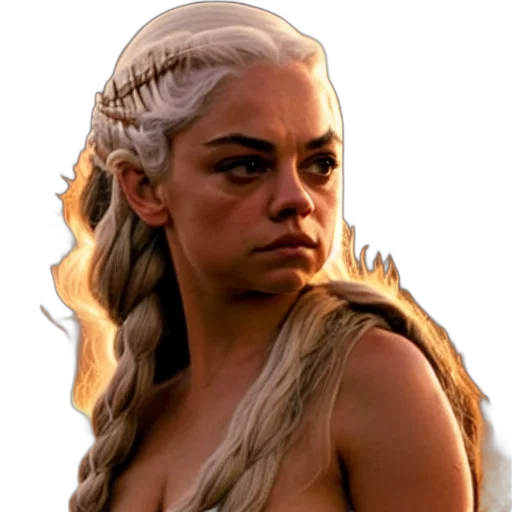 dragon, face, crown, dress transparent PNG cut-out