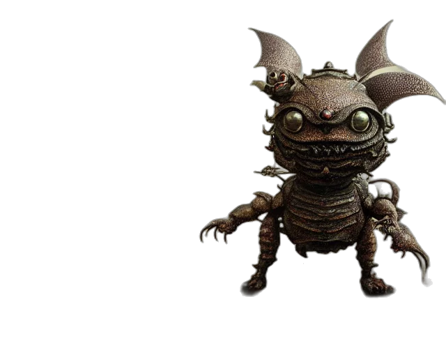 creature, mask, robot, staff transparent PNG cut-out