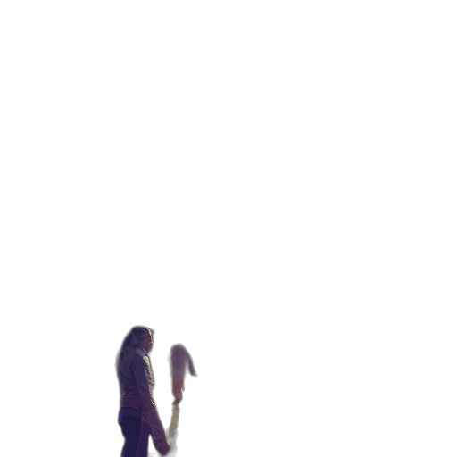 dress, umbrella, shoes, hair transparent PNG cut-out