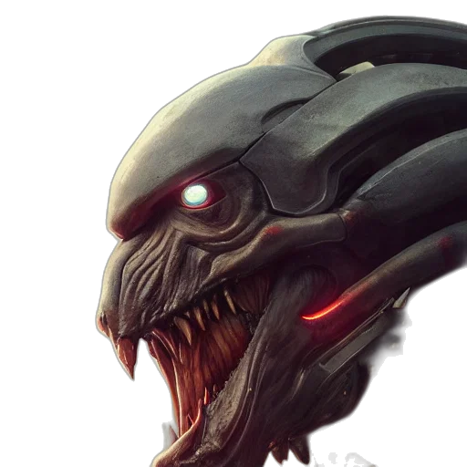 creature, mask, face, dragon transparent PNG cut-out