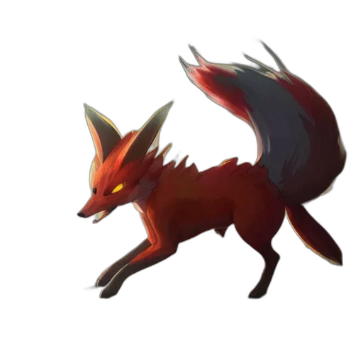 creature, animal, dragon, staff transparent PNG cut-out