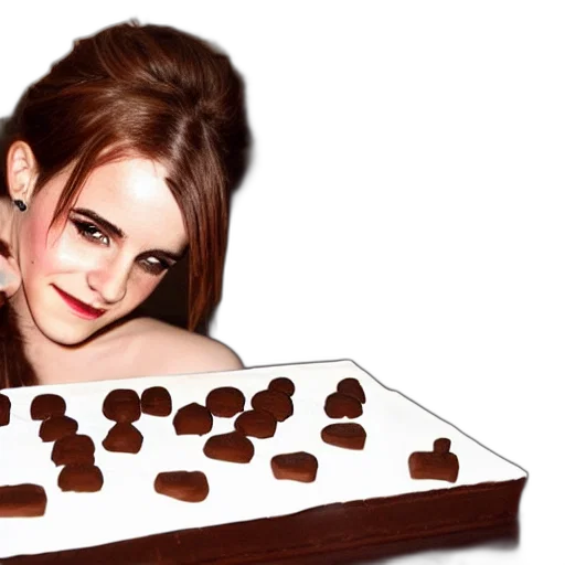 food, photorealistic, emma, watson transparent PNG cut-out