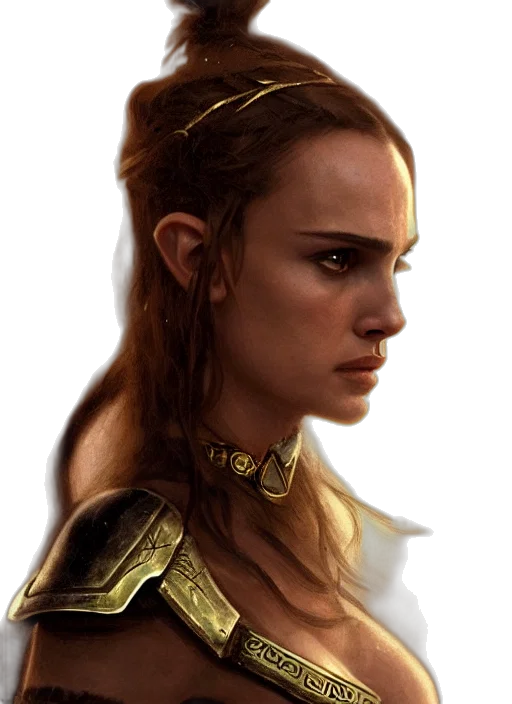 face, dragon, staff, fantasy art transparent PNG cut-out