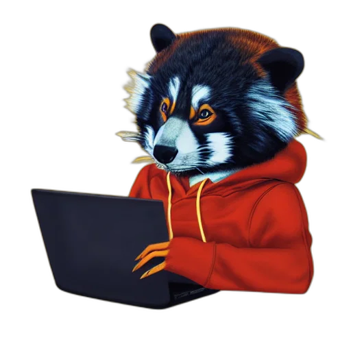 jacket, staff, animal, concept art transparent PNG cut-out