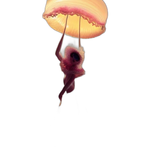 umbrella, creature, hat, staff transparent PNG cut-out