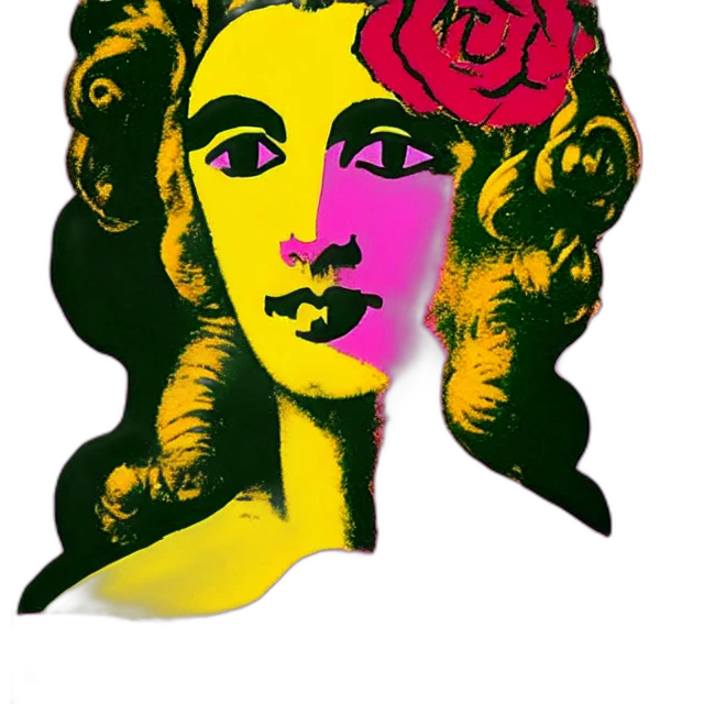 face, flower, crown, mask transparent PNG cut-out