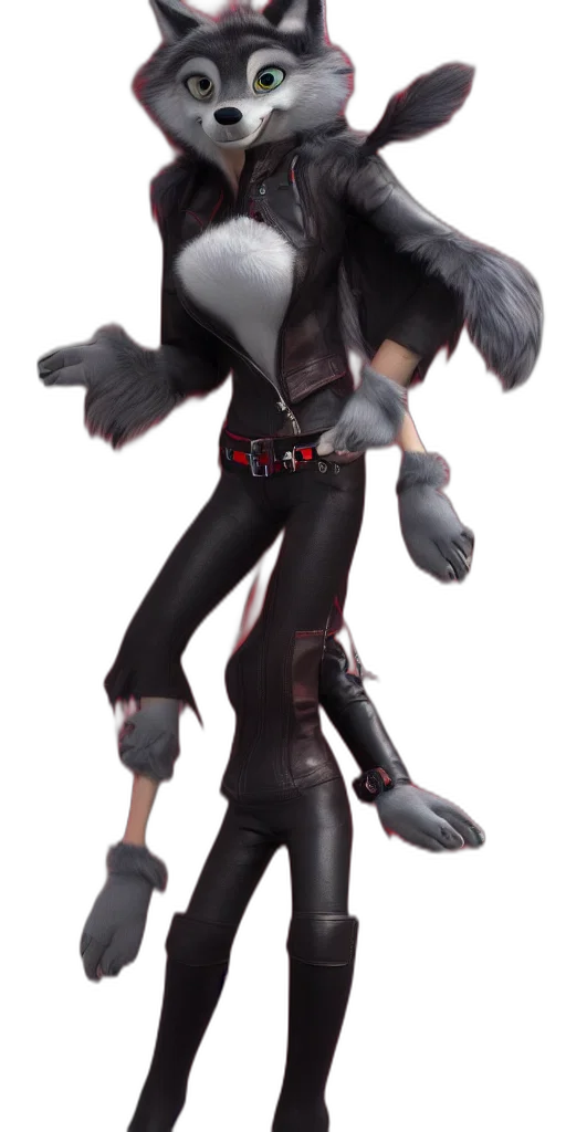 jacket, robot, creature, staff transparent PNG cut-out