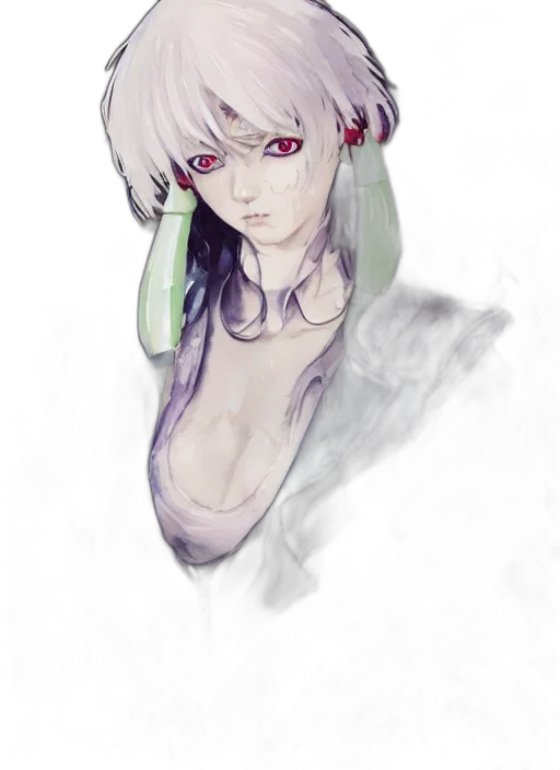 face, creature, robot, staff transparent PNG cut-out