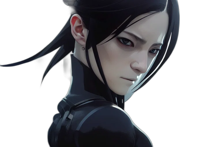 face, staff, mask, concept art transparent PNG cut-out