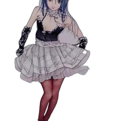 dress, robot, concept art, anime transparent PNG cut-out