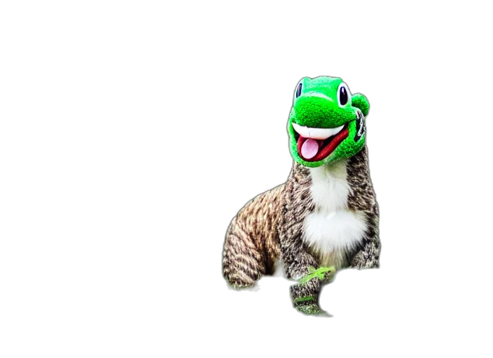 animal, creature, dragon, staff transparent PNG cut-out