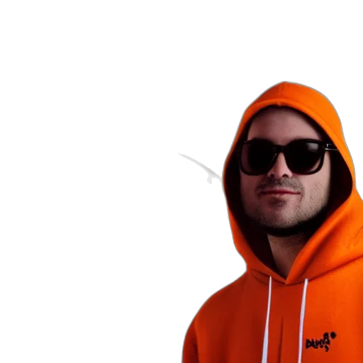 jacket, staff, face, weapon transparent PNG cut-out