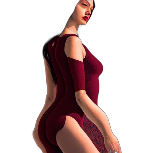 dress, 3d render, concept art, photorealistic transparent PNG cut-out