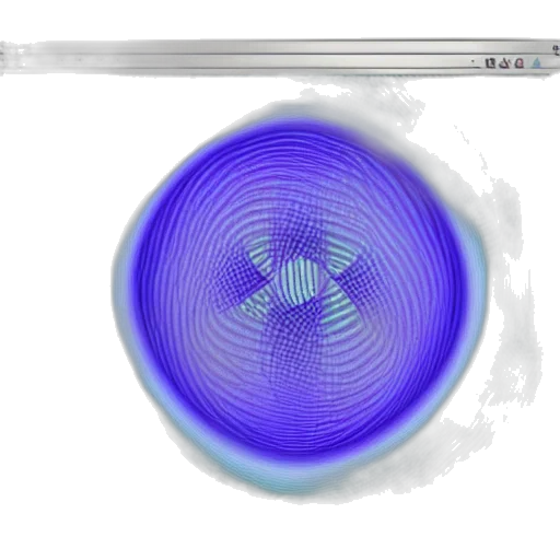weapon, 3d render, vaporwave, blue transparent PNG cut-out