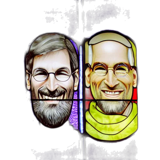 cartoon, comic book art, stained, glass transparent PNG cut-out
