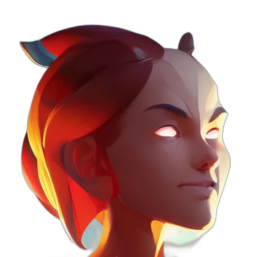 face, mask, crown, staff transparent PNG cut-out