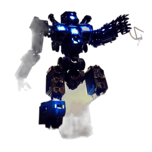robot, weapon, staff, creature transparent PNG cut-out