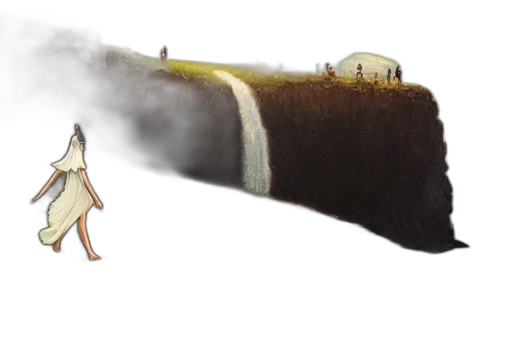 concept art, fantasy art, watercolor, photorealistic transparent PNG cut-out