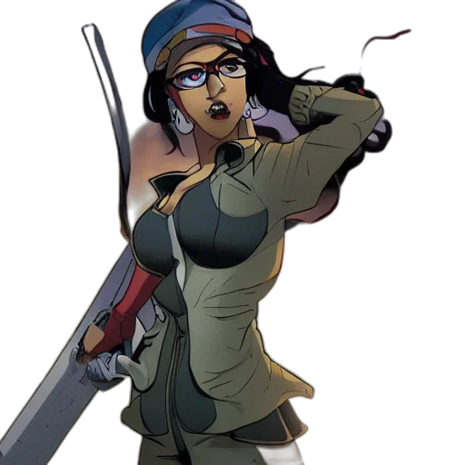 weapon, staff, comic book art, concept art transparent PNG cut-out