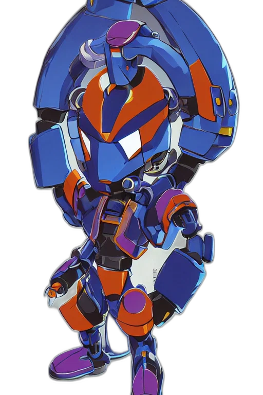 robot, mask, weapon, jacket transparent PNG cut-out