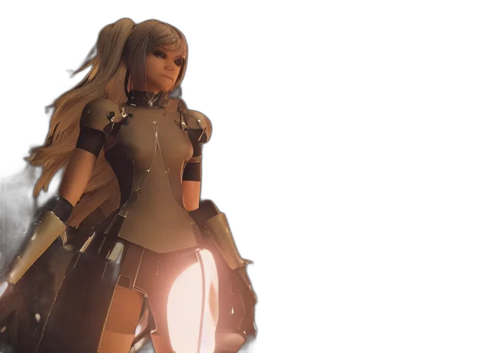 weapon, staff, sword, robot transparent PNG cut-out