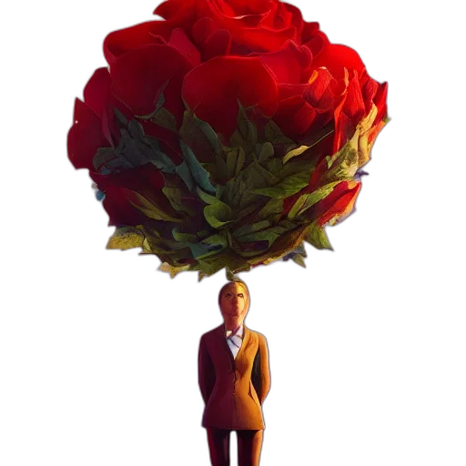 flower, umbrella, jacket, crown transparent PNG cut-out