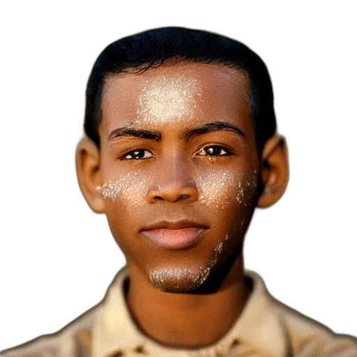 face, staff, jacket, robot transparent PNG cut-out
