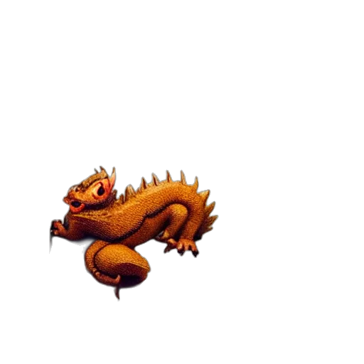 dragon, creature, animal, staff transparent PNG cut-out
