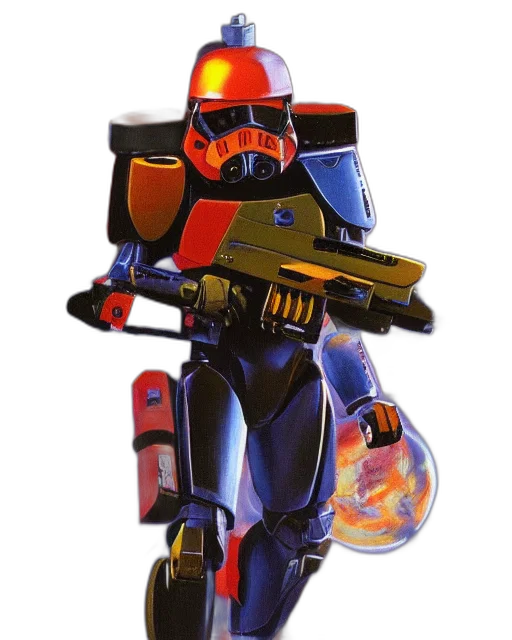 robot, weapon, staff, concept art transparent PNG cut-out