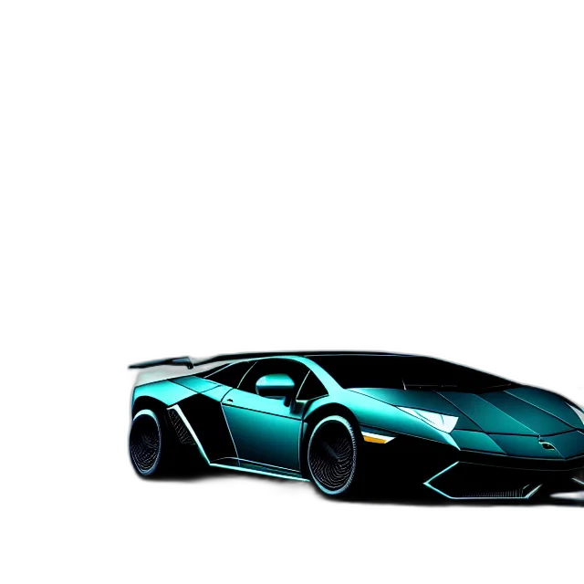 car, 3d render, concept art, photorealistic transparent PNG cut-out