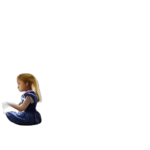 dress, robot, staff, hair transparent PNG cut-out