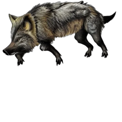animal, creature, staff, weapon transparent PNG cut-out