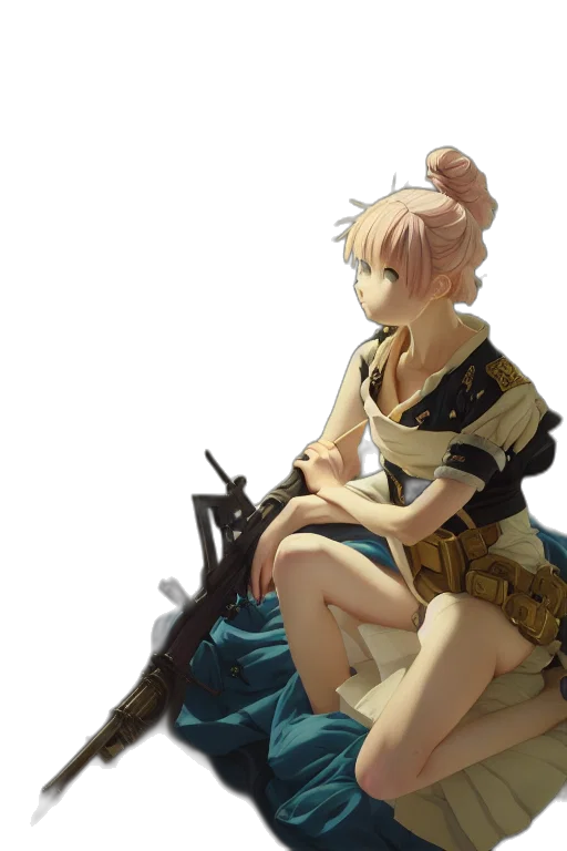 dress, weapon, concept art, anime transparent PNG cut-out