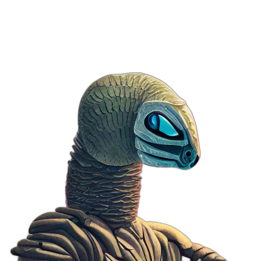 creature, animal, mask, robot transparent PNG cut-out