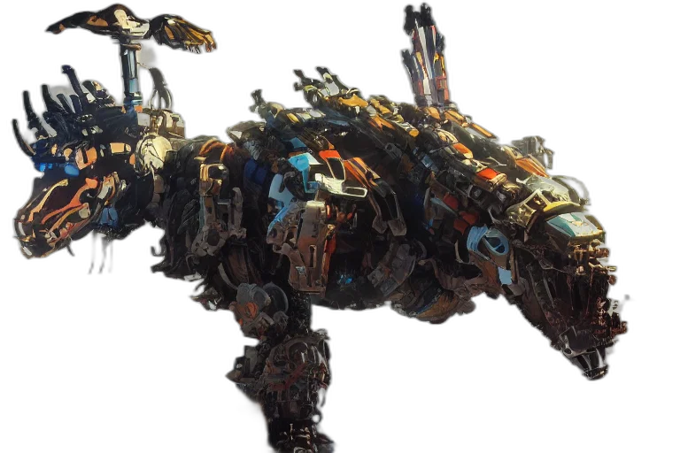 robot, animal, weapon, dragon transparent PNG cut-out