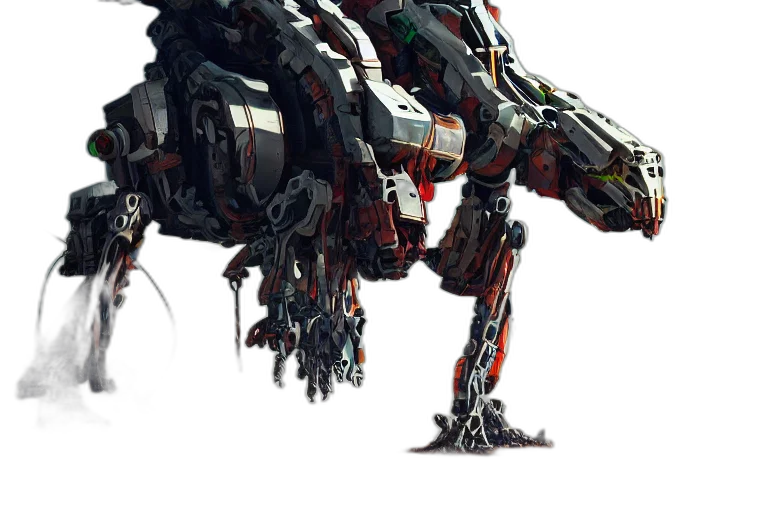 robot, animal, creature, dragon transparent PNG cut-out