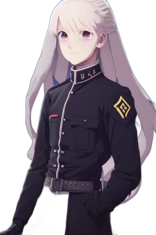 staff, jacket, weapon, crown transparent PNG cut-out