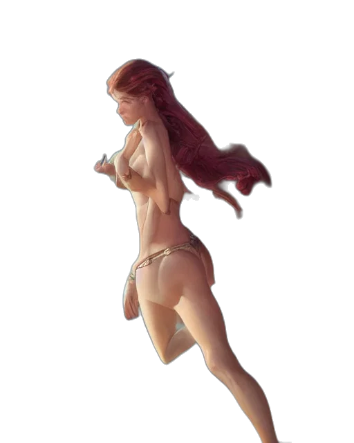 dress, concept art, fantasy art, 3d render transparent PNG cut-out