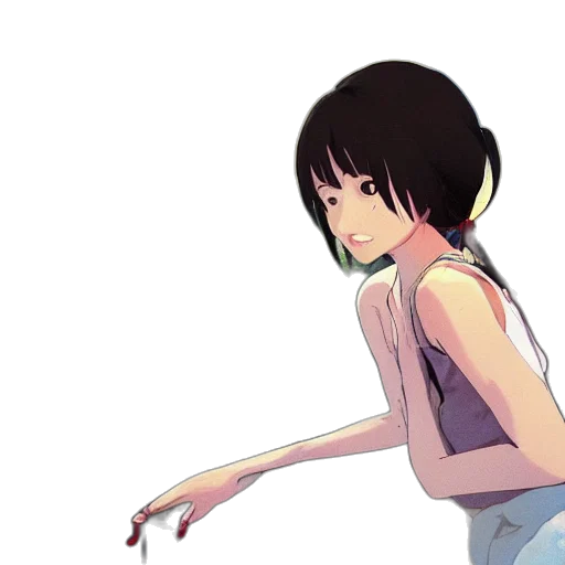 dress, weapon, creature, hair transparent PNG cut-out